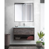Зеркало BELBAGNO SPC-KRAFT-800-800-LED-TCH-WARM-NERO в алюминиевой раме со встроенным светильником, сенсорным выключателем и подогревом, 800x32x800