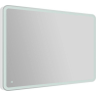 Зеркало с встроенным светильником BELBAGNO SPC-MAR-1000-800-LED-TCH-LNZ сенсорным выключателем и линзой