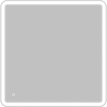 Зеркало с встроенным светильником BELBAGNO SPC-MAR-800-800-LED-TCH-LNZ сенсорным выключателем и линзой