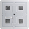 Зеркало с встроенным светильником BELBAGNO SPC-MAR-800-800-LED-TCH-LNZ сенсорным выключателем и линзой