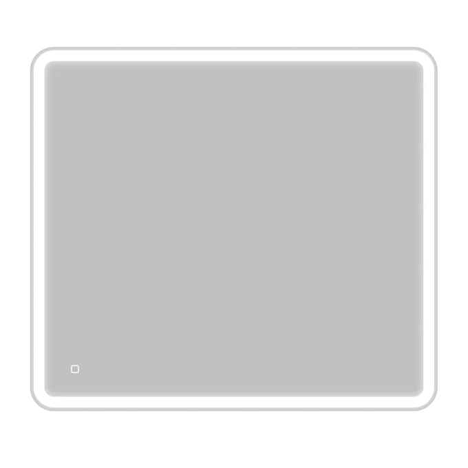 Зеркало с встроенным светильником BELBAGNO SPC-MAR-900-800-LED-TCH-LNZ сенсорным выключателем и линзой